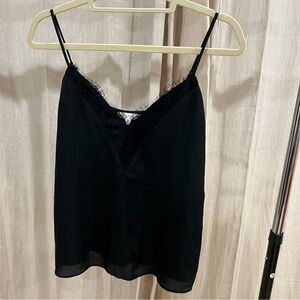 Socialite Black Lace V-Neck Top